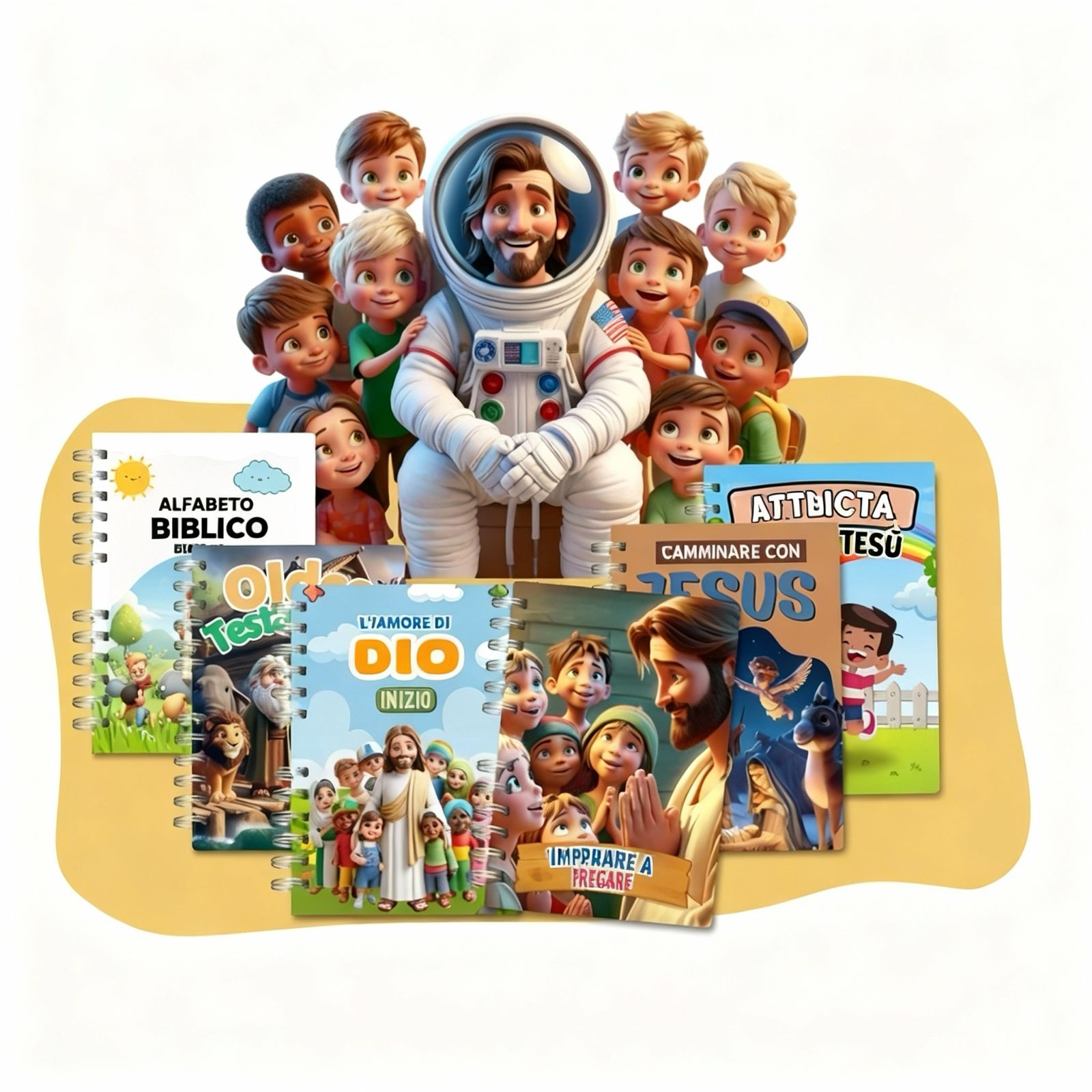 Kit Divertimento Biblico Infantile